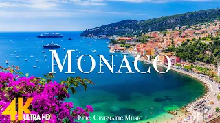 Monaco 4K | Beautiful Nature Scenery With Inspirational Cinematic Music | 4K ULTRA HD VIDEO