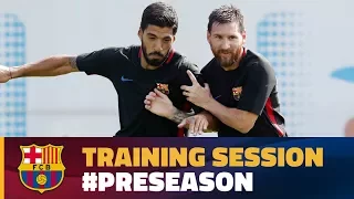 FC Barcelona training session: Morning workout at Ciutat Esportiva