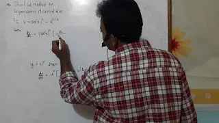 Shortcut method on logarithmic differentiation