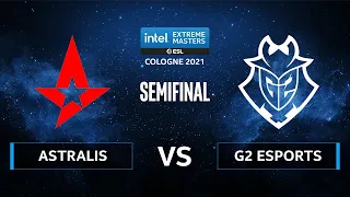 CS:GO - G2 Esports vs. Astralis [Dust2] Map 2 - IEM Cologne 2021 - Semifinal