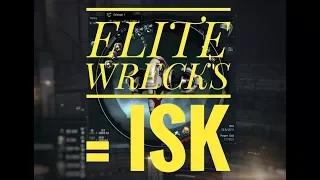 Eve Online - Salvaging Elite Wrecks in Low Sec for Easy Isk