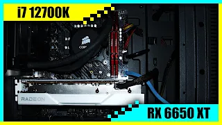 i7 12700K + RX 6650 XT Gaming PC in 2022 | Tested in 7 Games