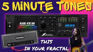 Hair Metal Heaven | Axe-Fx III Atomica Model | 5 Minute Tones