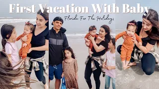 OUR FIRST FAMILY VACATION WITH BABY | Mom of 3 | Florida Vlog