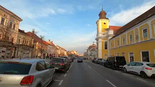 Cluj-Napoca, Romania. Parcul Central, Piata Unirii, Blvd Eroilor. Cluj 4K