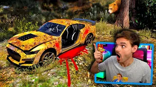 In GTA 5.. I found ABANDONED Mustang in the woods and THIS happened! (OMG!)