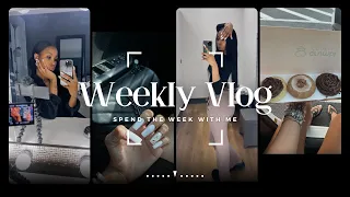 WEEKLY VLOG | getting my nails done, going to crumbl cookie, deep cleaning