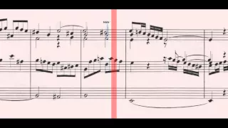 BWV 548 - Prelude & Fugue in E Minor "The Wedge" (Scrolling)