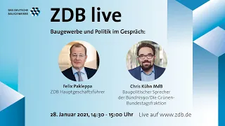 ZDB live vom 28. Januar 2021 - mit Chris Kühn (Bündnis90/Die Grünen)