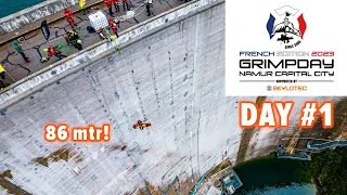 Grimpday 2023 - Day 1 - SUP, Rain, Aquaduct and a BIG Dam!