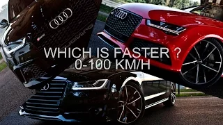 3x605hp smackdown! Which is faster? RS6/7 Performance or S8 Plus (2017)