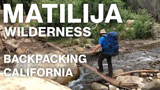 Matilija Wilderness California - Backpacking in Los Padres National Forest