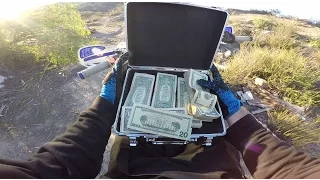 FOUND A BRIEFCASE FULL OF MONEY!