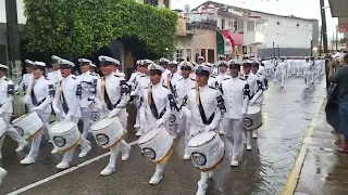 desfile de la heroica escuela naval militar del 15 de octubre del 2023 en Alvarado ver