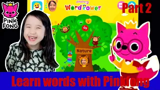 PinkFong Word Power Part 2 | Learn first words in English with Ella and Mommy | Fun learning videos