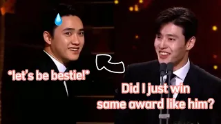 [ENG SUB] Kang Haneul. “Am I standing with Doh Kyungsoo?” got EXO’s actor D.O. fluttered