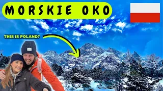 This Is POLAND | Hike to Morskie Oko, Tatra National park Zakopane 🇵🇱How to get there WINTERs