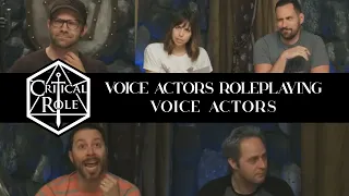 Professional Voice Actors Roleplaying Themselves