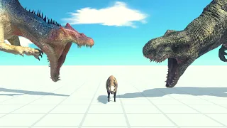 T-Rex And Spinosaurus Vs Every Unit ARBS | Animal Revolt Battle Simulator