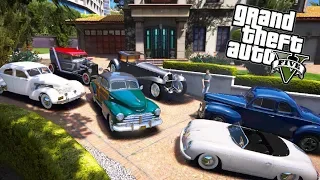 ✔ GTA 5 ✪ STEALING LUXURY CLASSIC CARS WITH MICHAEL GTA 5 ✪ (REAL LIFE CARS#8)