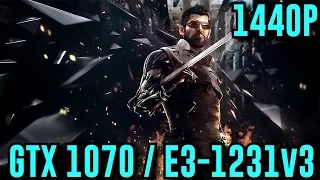 Deus Ex Mankind Divided: GTX 1070 | Ultra - 1440P | FRAME-RATE TEST