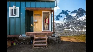 Seth Holden Hut construction and map to the new ski hut in the Hatcher Pass area