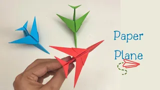 DIY PAPER AIRPLANE / Paper Crafts For School / Paper Craft / Easy kids craft ideas / Paper Craft New