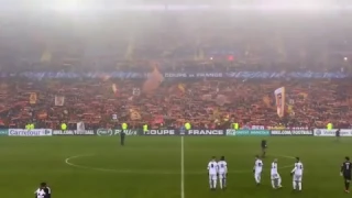 Les Corons, chanté par le stade Bollaert-Dellelis (RCL-FCM 08/01/2017)