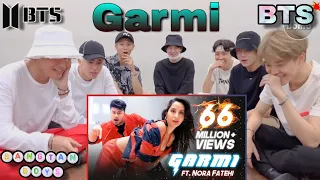 BTS REACTION VIDEO ON BOLLYWOOD HIT SONG DANCE COVER ( GARMI ) FT. BTS @awez_darbar