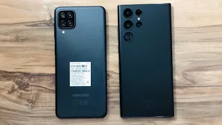 Samsung Galaxy S22 Ultra vs Samsung Galaxy A12s/A12 Nacho