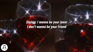 Noah Cyrus - Again (sped up lyrics) "i wanna be your lover, i don't wanna be your friend" tiktok