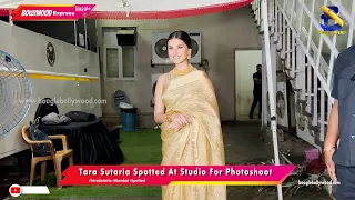 Tara Sutaria Spotted At Studio For Photoshoot II Boogle Bollywood