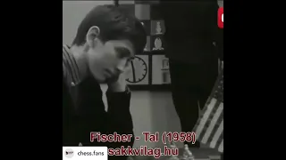 Bobby Fischer - Mikhail tal real  footage