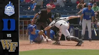 Duke vs. Wake Forest ACC Baseball Championship Highlights (2018)