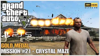 GTA 5 PS5 Remastered - Mission #21 - Crystal Maze [Gold Medal] 4K HDR