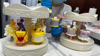 So cute! Korean cake artisan’s carousel cake / 회전목마 케이크 만들기