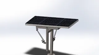 Solar tracking system mechanical structure design