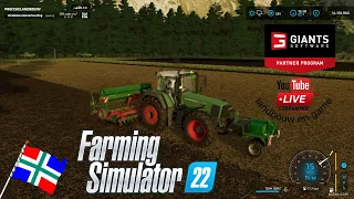 fs22 farming simulator 2022 LIVE  nieuwe map Bellingwolde  #4 ploegen l zaaien  GRUNN FARMERS