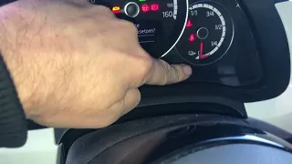 VW e-up reset service indicator without computer
