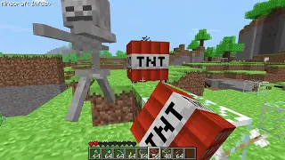 Old Minecraft footage - Mob Attack Minigame #2