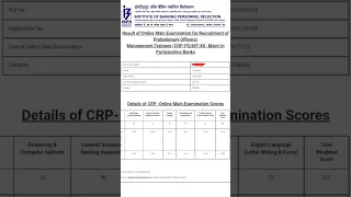 IBPS PO 2022|| MY FIRST PO MAINS|| MY SCORECARD