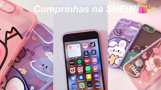 COMPRINHAS DE CAPINHAS NA SHEIN🛍️✨| iPhone 8 Plus📱⚡️