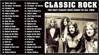 Classic Rock Songs 70s 80s 90s | Led Zeppelin, ACDC, Pink Floyd, Queen, Def Leppard, Bon Jovi, U2