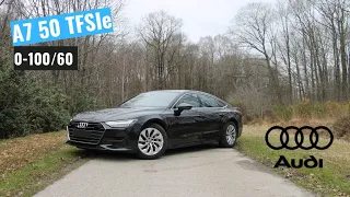 2021 AUDI A7 50TFSIe - 0-100/60 FASTER than you think !