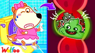 Push Push! Poo Poo Turns into Zombie 😣 Kids Stories About Potty Training 🤩 Wolfoo Kids Cartoon