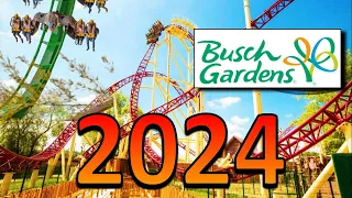 What is Busch Gardens Planning for 2024?