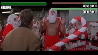 Howard vs. Santa Gang WITH HEALTHBARS | HD | Jingle All the Way