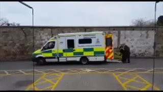 Aberdeen Ambulance crews - running man challenge