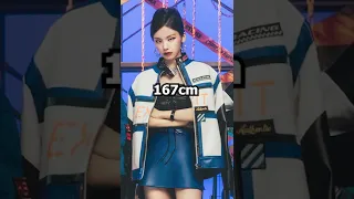 ITZY height - Yuna is tall but Lia...