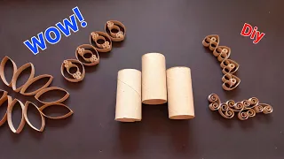 Wow! look what I did with beads and toilet paper rolls - diy